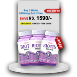 Buy 2 Biotin 5000mcg Get 1 Free