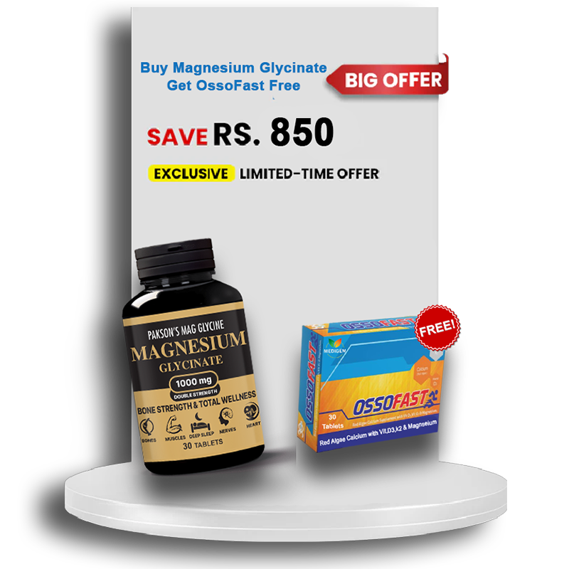 Buy Magnesium Glycinate Get Ossofast Free