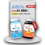 Buy Biotin Plus & Zinc Get Vitamin C Free